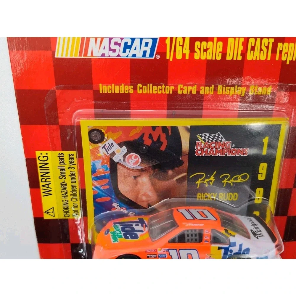 97 Ricky Rudd Tide VTG NEW NASCAR Racing Champion 10 1/64 Thunderbird B11.1GU338